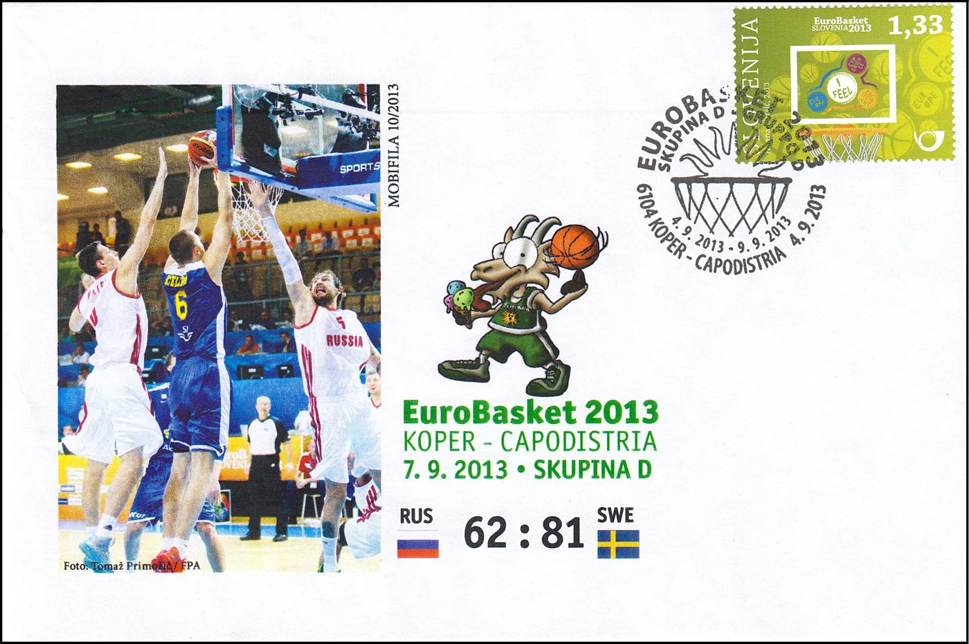 EUROBASKET 2013 SKUPINA D - GRUPPO D